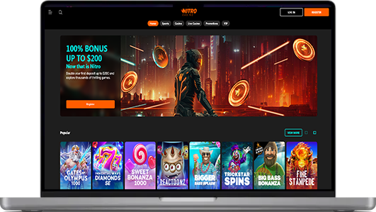 Nitro Casino Desktop